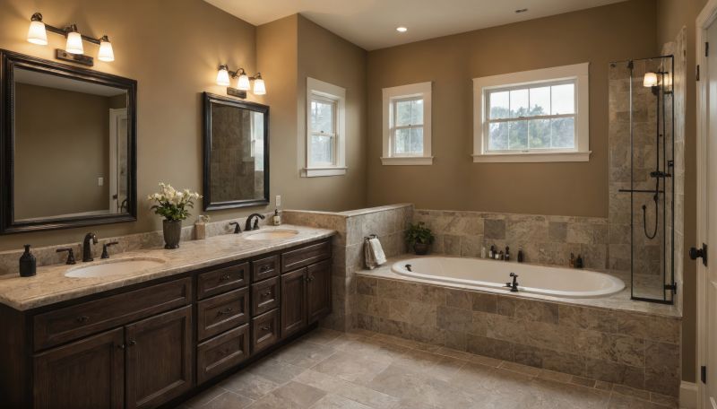 Luxurious Master Bathroom with Natural Light